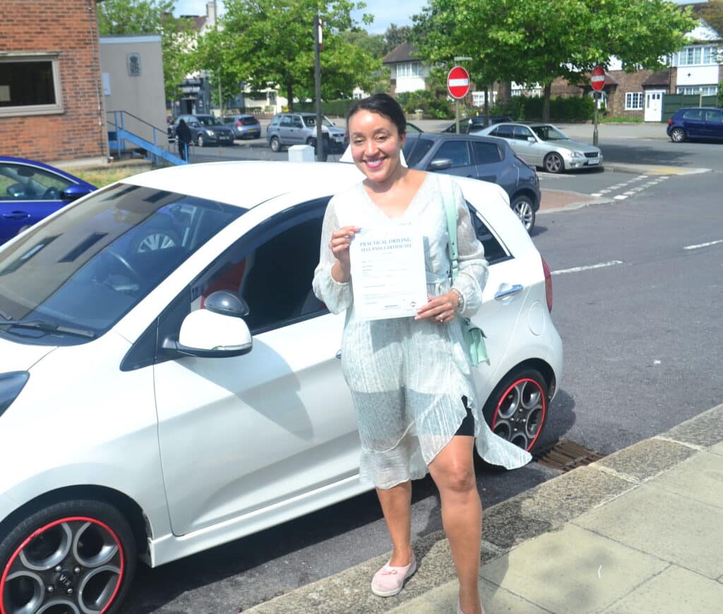 Driving Lessons Southgate. Mary passed her driving test with Drive  with Nik.