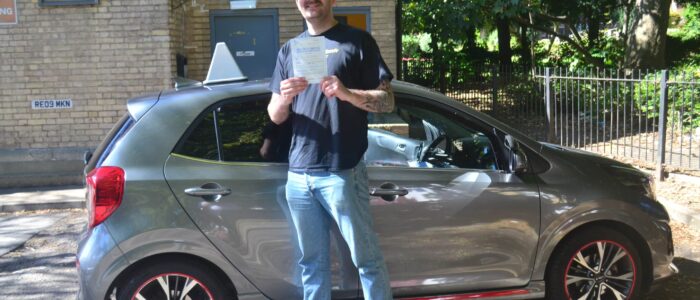 Driving Lessons Friern Barnet. Dan passed his practical driving test first time with Drive with Nik.