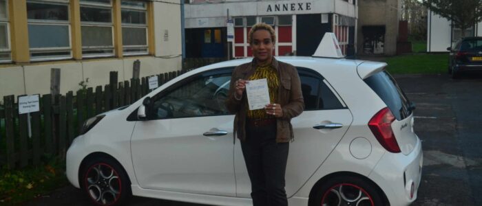 Driving Lessons new Southgate. Sienna passed her automatic driving test with Drive with Nik.