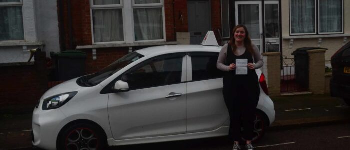 Driving Lessons Bounds Green. Anna passed her driving test first time with drive with Nik.