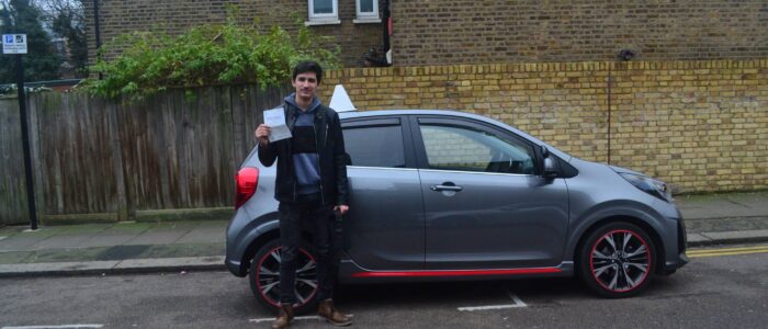 Driving Lessons North London. Laszlo passed his driving test with Drive with Nik.