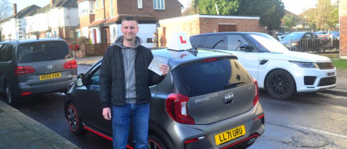 Driving Lessons Arnos Grove. Yauhen passed first time with Drive with Nik.