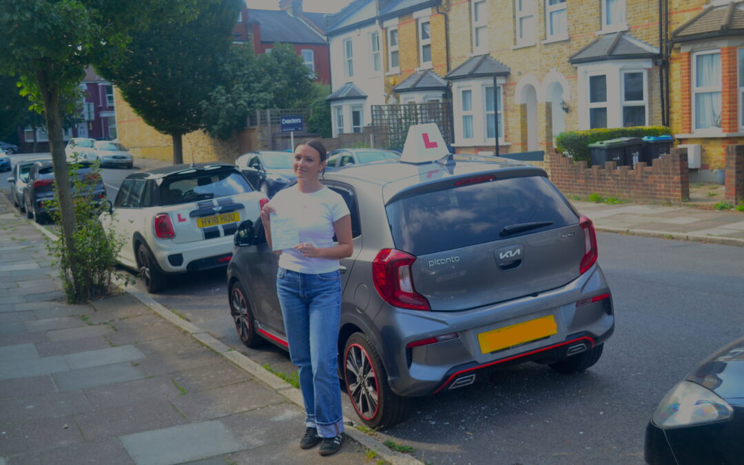 Driving Lessons Bounds Green. Claudia passed her driving test first time with Drive with Nik.