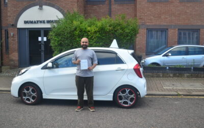 Driving Lessons Palmers Green. Feroze passed 1st time.