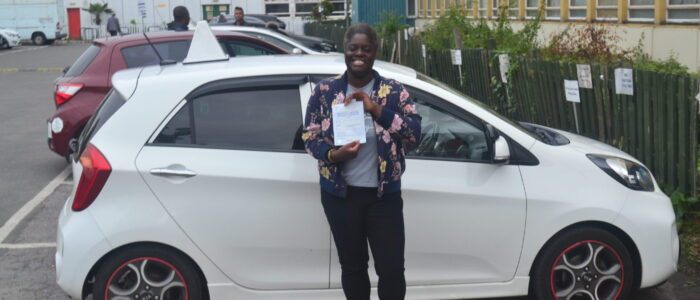 Driving Lessons Bounds Green. Tammy passed her driving test first time with Drive with Nik.