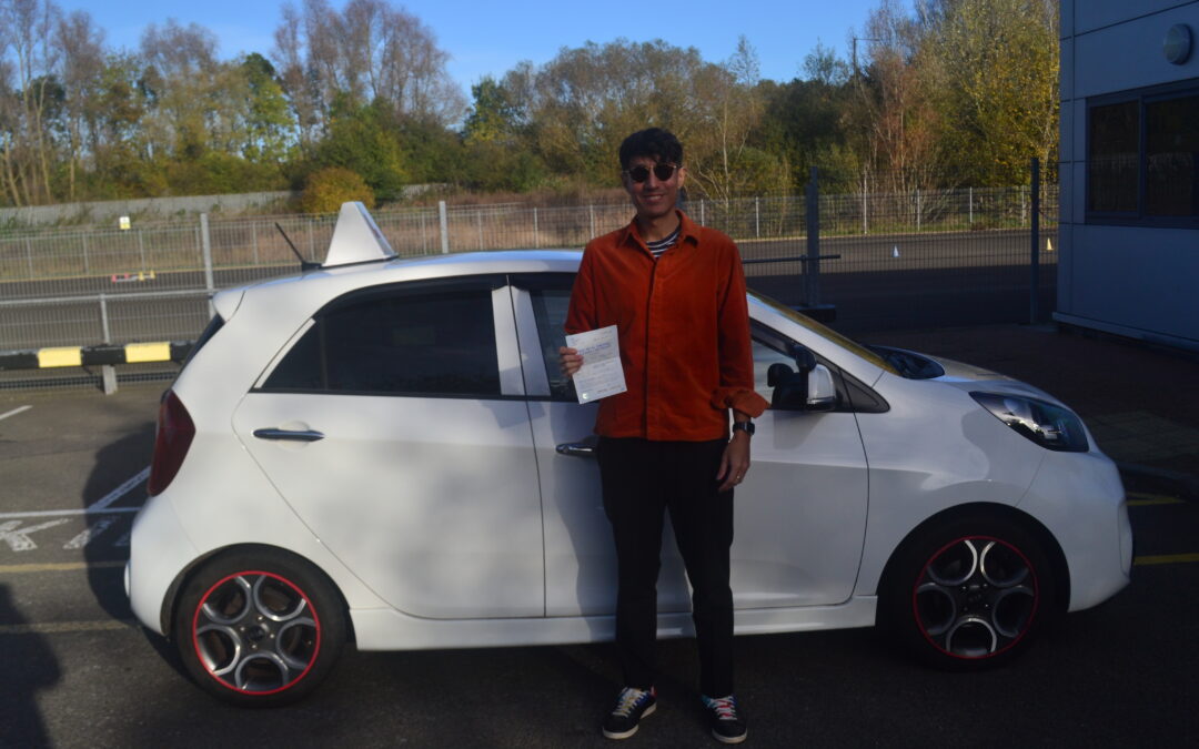 Driving Lessons Enfield. Yamil passed 1st time.