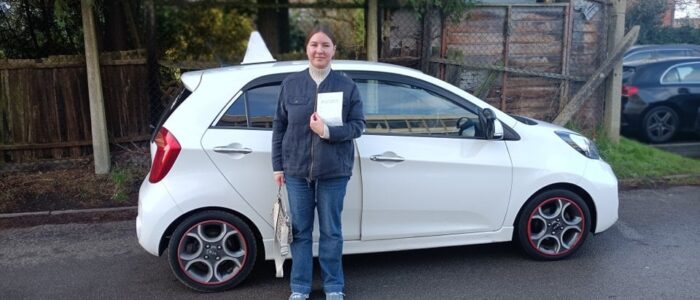 Automatic Driving Lessons Arnos Grove. Ana passed her practical driving test with drive with Nik.